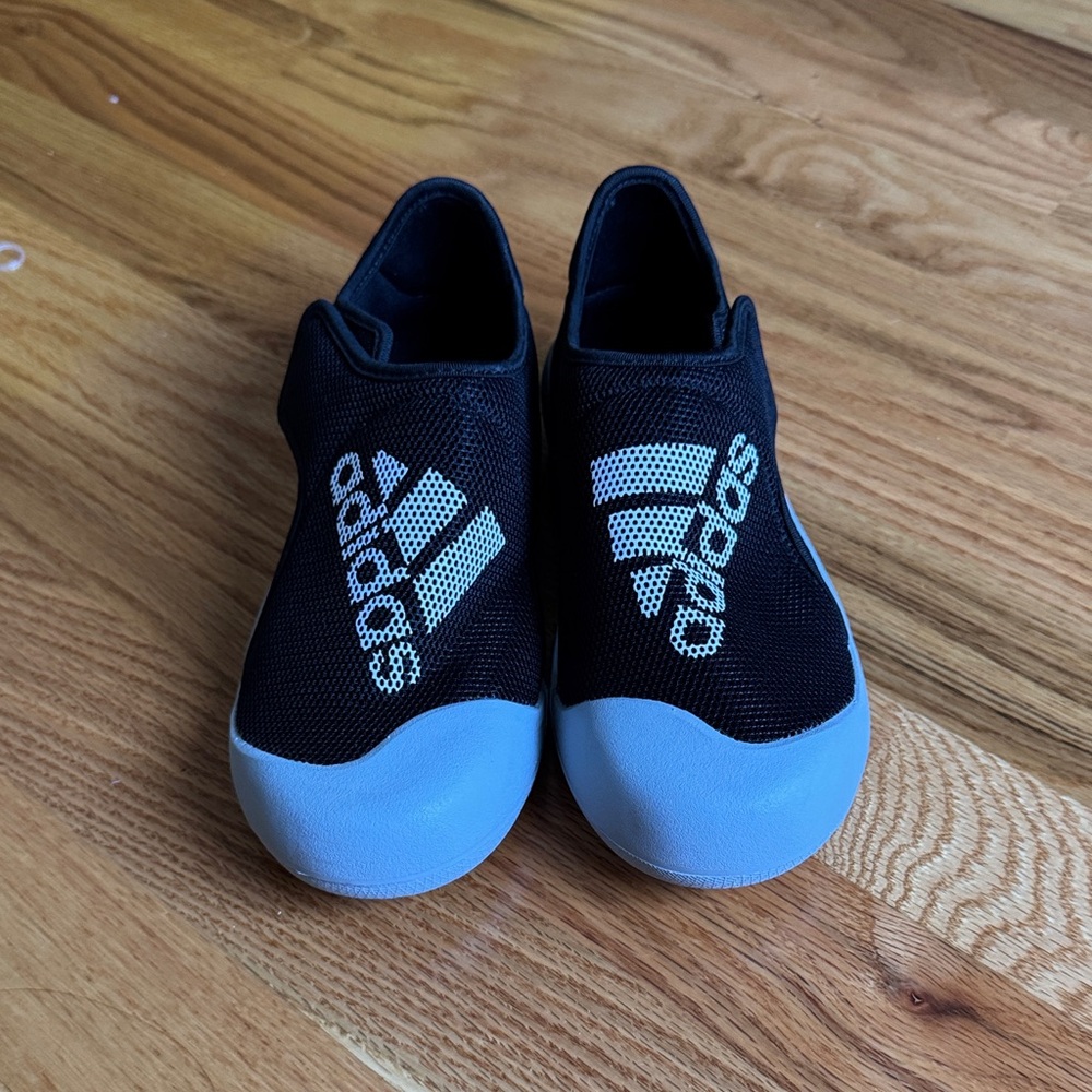 Brand New! Adidas Kids Black and Light gray Water Shoes